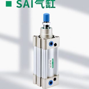 SAI气缸32 100X50X150X200XC300S单轴大推力标准带磁