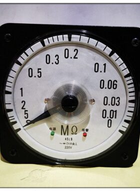 长城电表厂 45L8 45L9 MΩ 220V 交流绝缘表 外形110X110