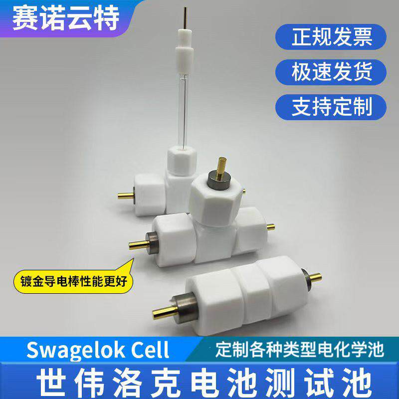 世伟洛克测试池 Swagelok模拟电池 三电极测试装置 膜电极模具