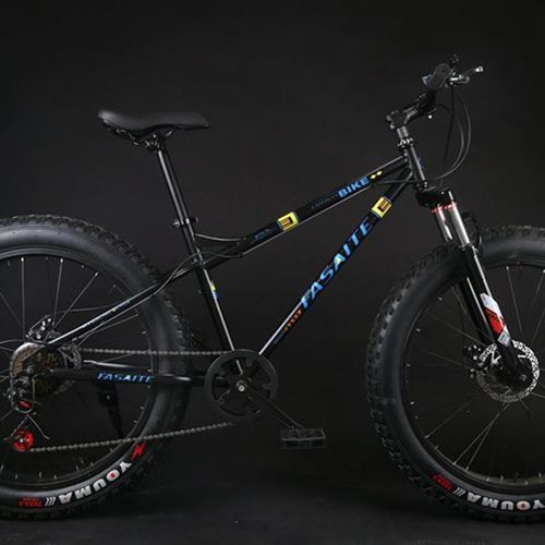 公路车大轮胎超宽粗胎雪地车变速4.0成人学生男女越野单车