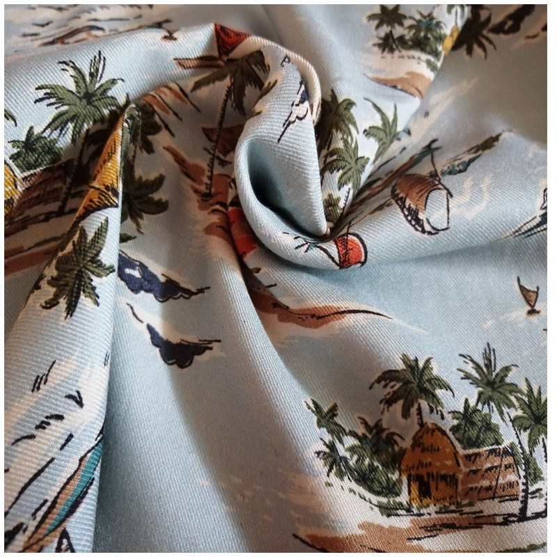 人棉双面斜 40支 人棉双面斜纹布料 人棉斜纹仿天丝布料