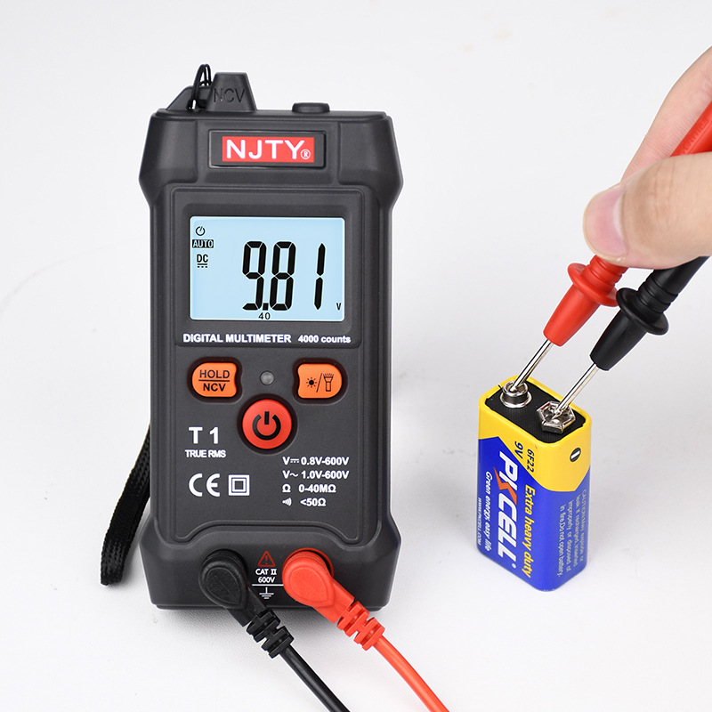 T1数字万用表智能高精度自动多用仪表小型便携式电工多功能表