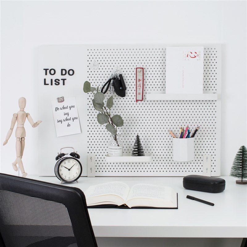 桌面支架(把洞洞板夹在桌边的)未默集舍洞洞板置物架收纳架配件