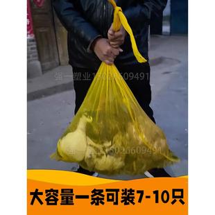 ll装 网袋子纱网大号家禽塑料尼龙编织袋加密小网 活禽网兜装 鸡鸭