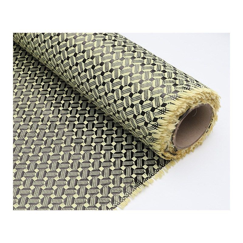 多色X型提花布汽车内饰改装麦穗型碳纤维布料几何提芳碳混编布