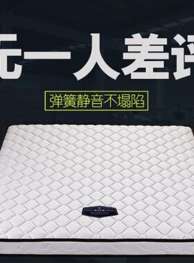 薄弹簧床垫12CM席梦思10厘米单人宿舍榻榻米床垫0.8米900mm高箱垫
