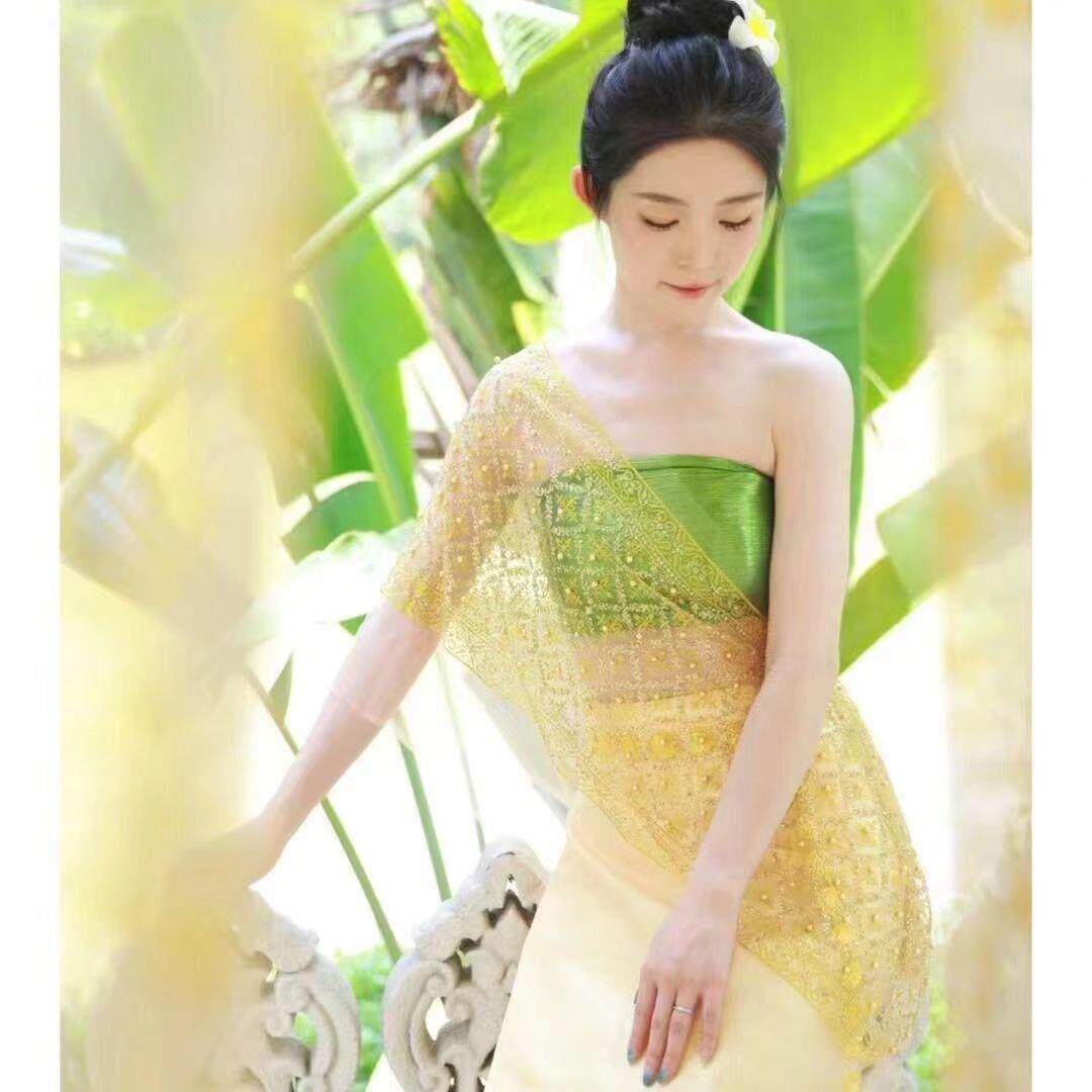 西双版纳傣族服饰女裙套