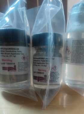 美国SPI银浆导电胶Tedpella导电银胶漆稀释剂液SEM TEM电镜EDS
