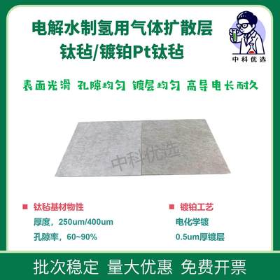 钛毡镀铂纤维烧结贵金属