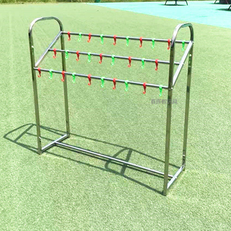 幼儿园不锈钢毛巾架加厚儿童毛巾收纳层架方形毛巾架旋转圆形手帕