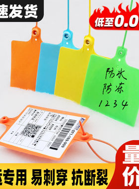 物流吊牌挂签中通双头快