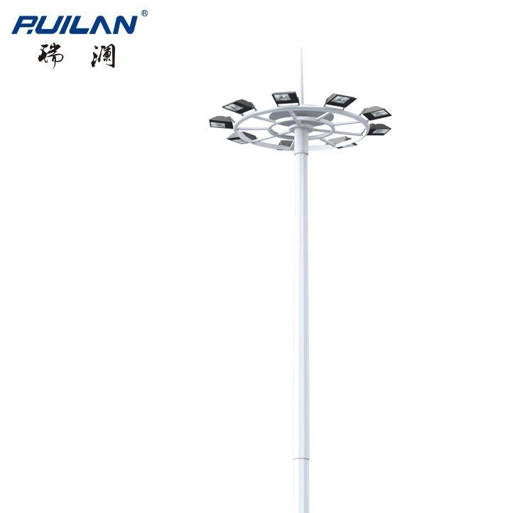 LED户外球场灯15-30米高杆灯升降式足球场体育馆照明高杆灯厂家