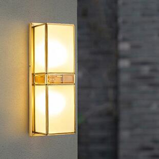 全铜户外防水壁灯接电款中式壁灯走廊楼梯过道阳台花园别墅庭院灯