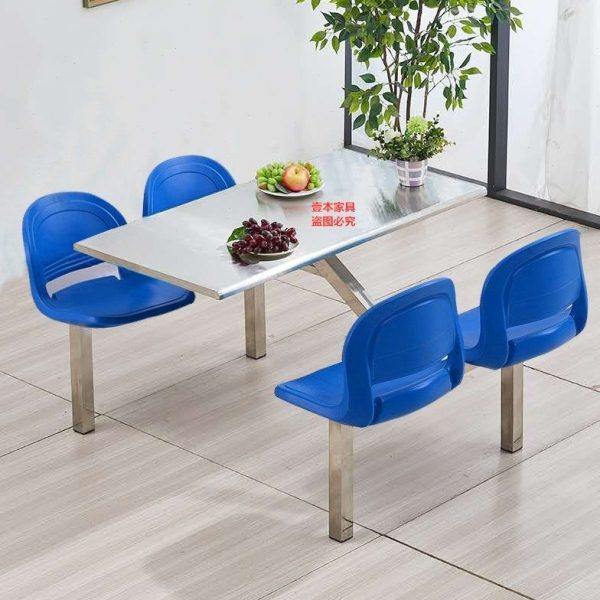 食堂不锈钢餐桌椅连体学校生员工企业养老医院饭店面馆四46人组合,住宅家具,不锈钢/PVC餐桌,淘宝优惠券,粉丝福利购,淘宝优惠卷