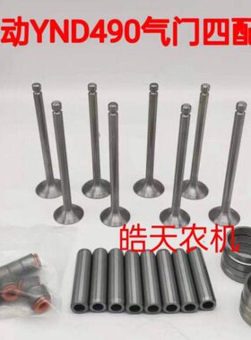 扬动YND490发动机气门四配套YND485T气门油封组合