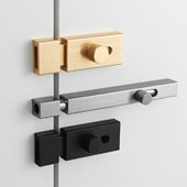 铝合金插销门栓门销防盗大门锁免打孔卫生间门闩铁门木门卡扣暗锁