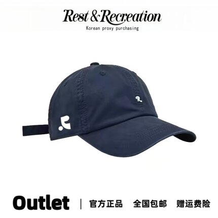 【海淘】Restandrecreation简约百搭鸭舌帽显脸小软顶棒球帽子