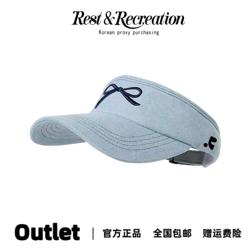 Restandrecreation蝴蝶结空顶帽
