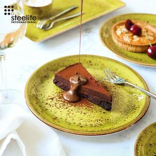 英国steelite陶瓷盘子餐具碗碟高级高档餐厅酒店商务专用创意轻奢