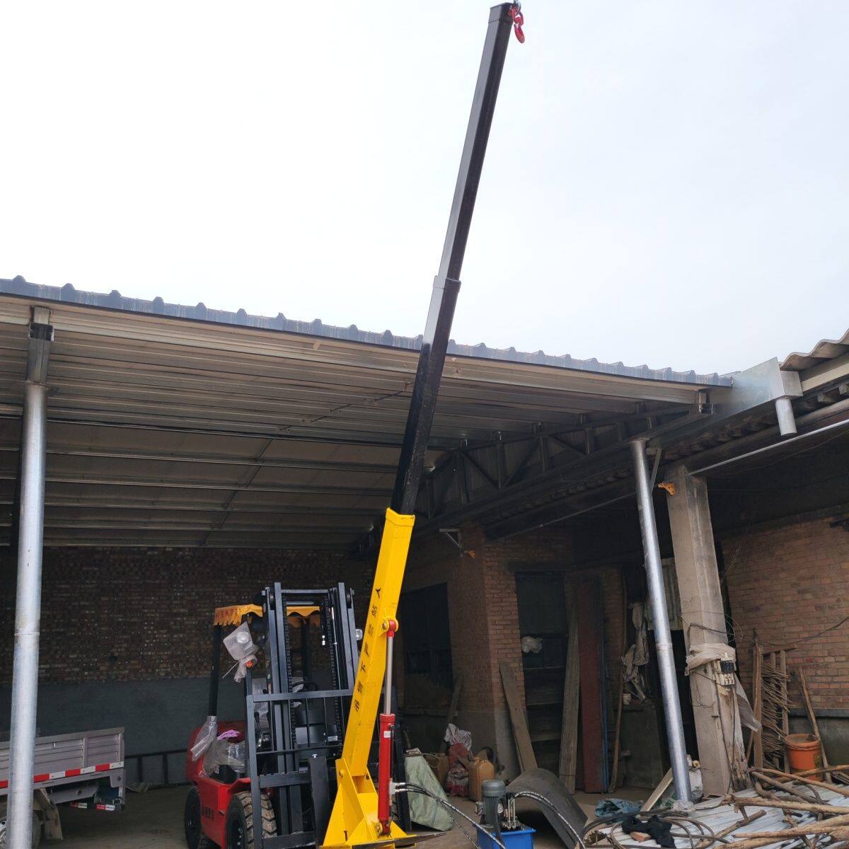 吊具起重搬运设备搬运车定制叉车吊臂起重叉车伸缩臂起重属具改装