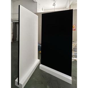 摄影高密度拍照反光板摄影棚背景板泡沫板隔板白色吸光布黑色定制