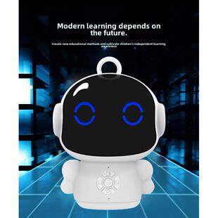 战圣儿童智能早教机 WIFI智能语音学习故事机陪伴机器人 小谷机器