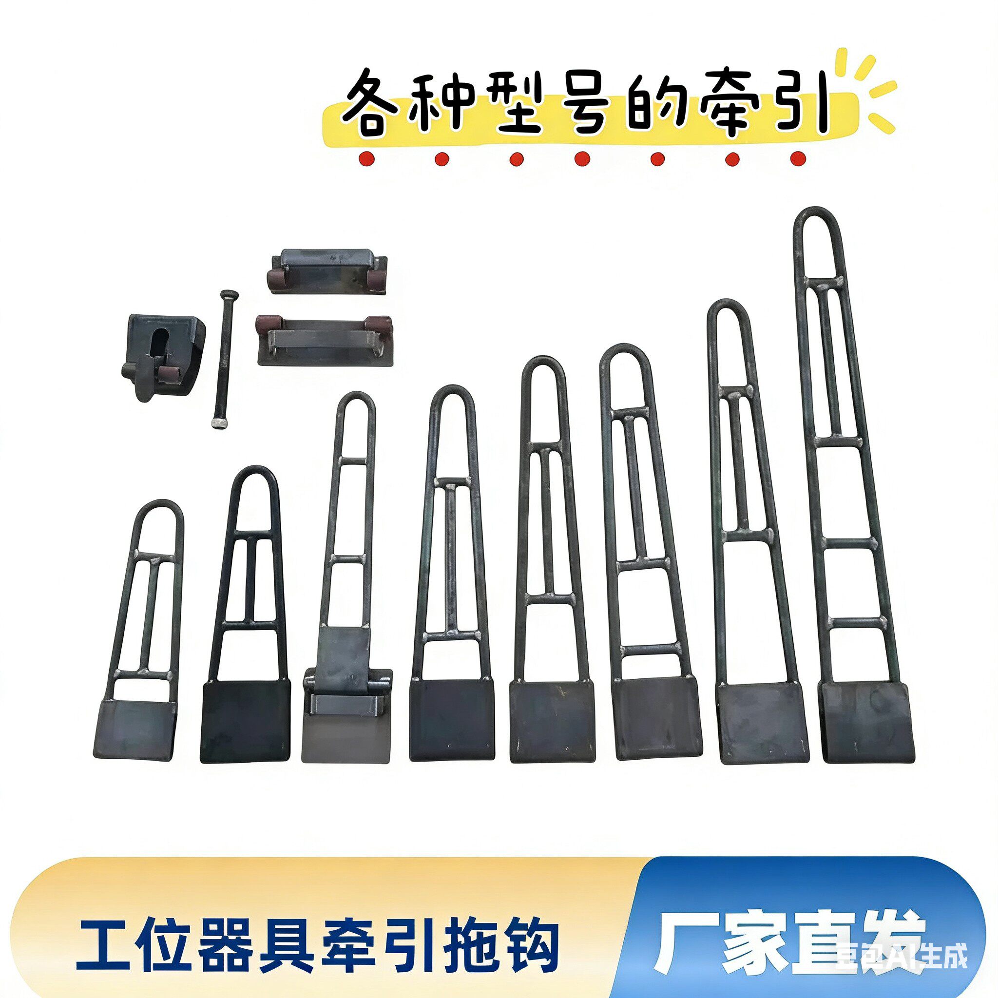 现货工位器具台车牵引拖