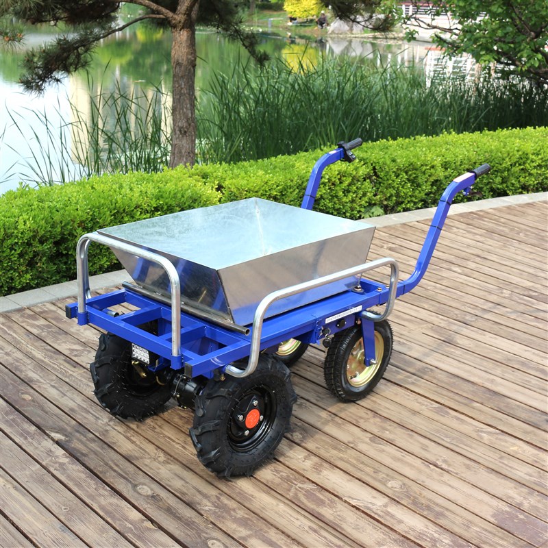 电动鸡公车农用三轮手推车家用双四轮搬运养殖果园爬坡Z运输小推