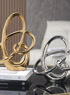 轻奢高档家居摆件创意玄关电视柜酒柜J现代客厅办公室装饰艺术品