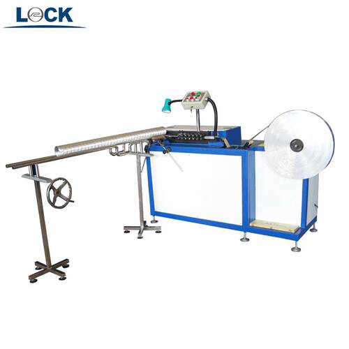 可定制铝箔波纹软管机全自动钢丝铝箔软管机通风管道生产设备