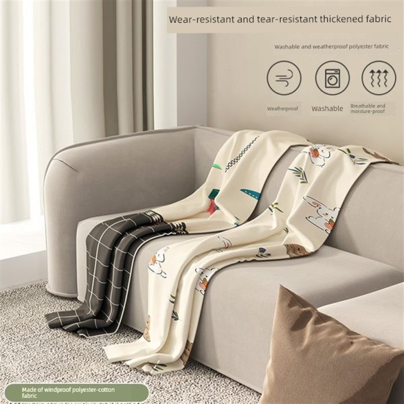 布衣柜布套外罩单卖防尘衣橱替换加厚涤棉布收纳拉炼简易衣柜布罩