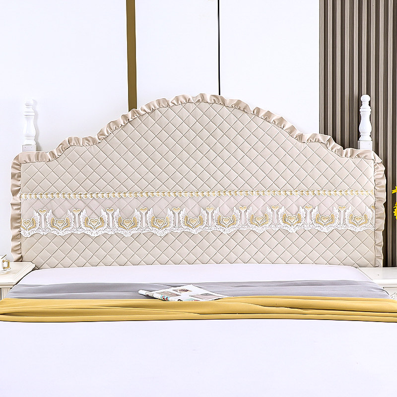 欧式床头罩半圆弧形加厚防磕碰可机洗新款简约P韩版私人定做床头