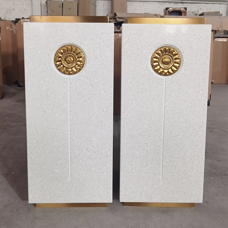 大理石底座新中式国风装饰摆件展馆展厅陈列展示柜客厅设计装饰品