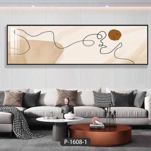 现代大气客厅装饰画 画抽象卧室床头挂画 画简约人物线 线条沙发