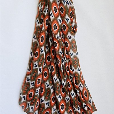 Massimo Dutti女士围巾欧美风薄款印花披肩多用途沙滩巾