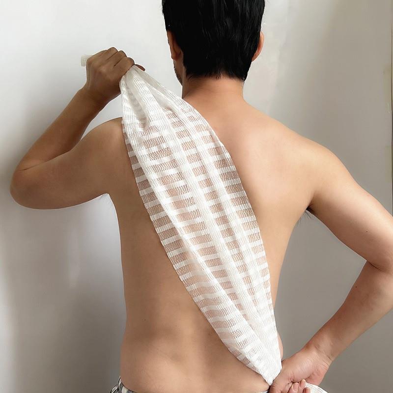 日式搓澡巾男女士毛巾式搓后背浴花长条起泡沐浴球学生洗澡巾A628