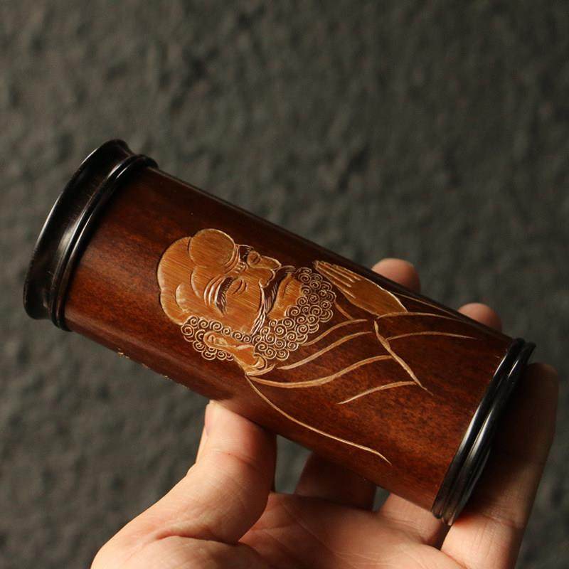 真宗广西纯手工雕刻老煤竹茶叶罐便携式小号文玩小茶仓收藏竹烟筒,餐饮具,茶道/零配,淘宝优惠券,粉丝福利购,淘宝优惠卷