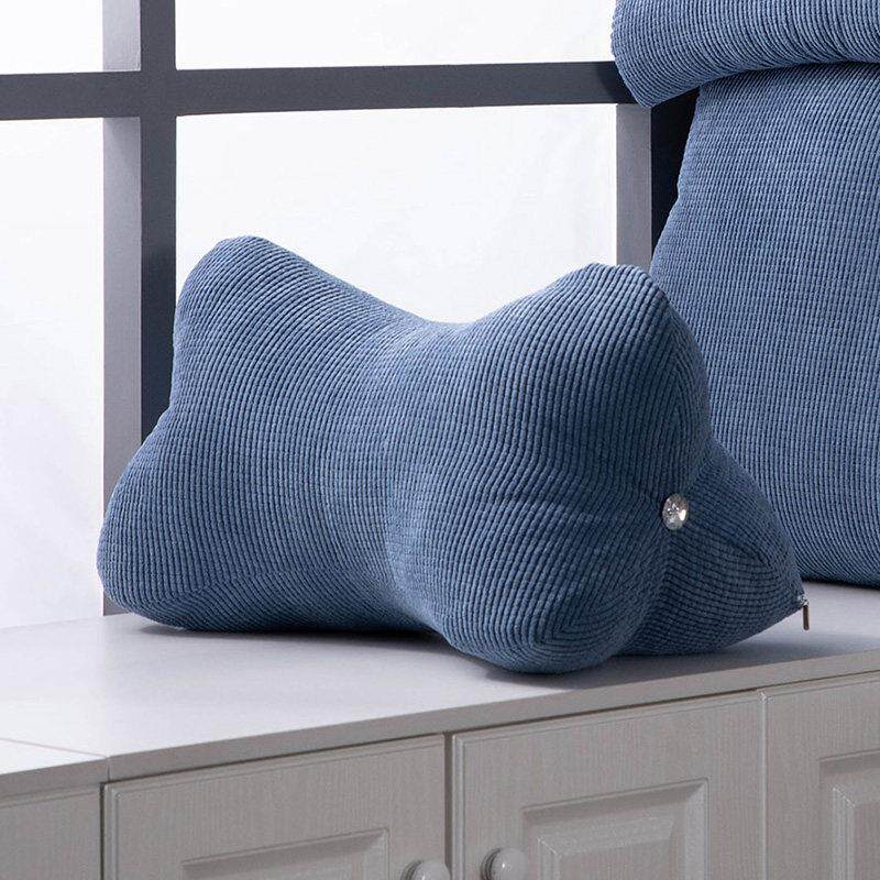 护腰骨头枕床头靠垫办公室沙发靠背抱枕孕妇腰枕脚垫擡腿枕简约