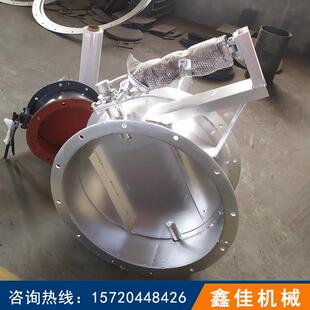气动不锈钢通风蝶阀除尘风管调节风阀法兰式烟道烟气圆风门DN400