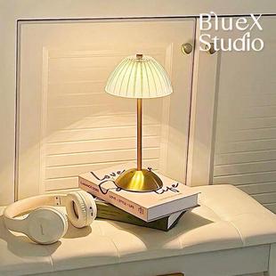 水晶南瓜触摸无线充电台灯复古床头灯卧室餐厅户外酒吧氛围小夜灯