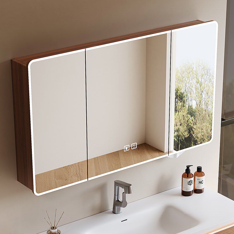 2025新款圆角浴室镜柜卫生间挂墙式圆弧形美妆镜浴室带灯智能镜柜,家装主材,浴室镜柜,淘宝优惠券,粉丝福利购,淘宝优惠卷