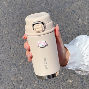 2025新款高h颜值保温杯女生茶水分离316不锈钢水杯小巧可携式咖啡