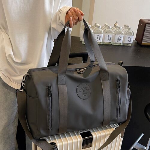 旅行包可套拉杆箱女2p024新款轻便大容量手提包带鞋位健身男行李