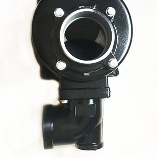 4寸汽油机自卸泵 四寸抽水吸水送水泵泵壳带进水螺纹W出水弯头铸