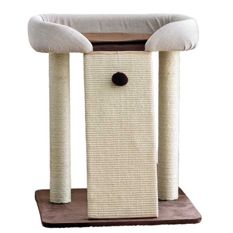 网红大床猫窝猫树猫抓板一体剑麻猫抓柱耐磨不掉屑立式逗猫攀爬架