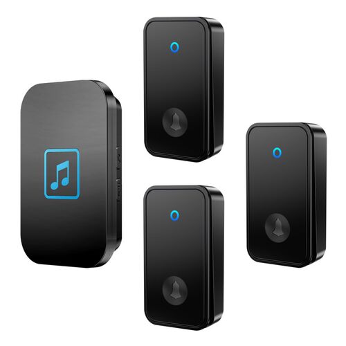 免电池门铃无线i家用免插电老人呼叫器智能开关远距离三拖一自发