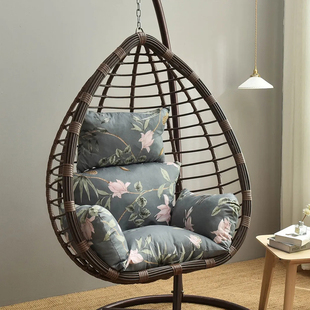 椅子坐垫吊篮坐垫大号单人吊床摇篮摇椅垫子秋千加厚四季一体靠垫