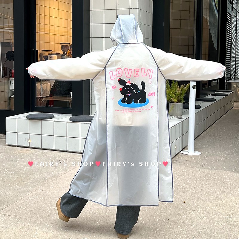 成人雨衣长款全身防暴雨旅游徒y步eva加厚高颜值卡通可爱单人雨披