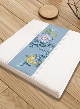 椅子垫牡丹花中国风中式红木沙发坐垫餐椅圈椅垫子太师椅海绵座垫