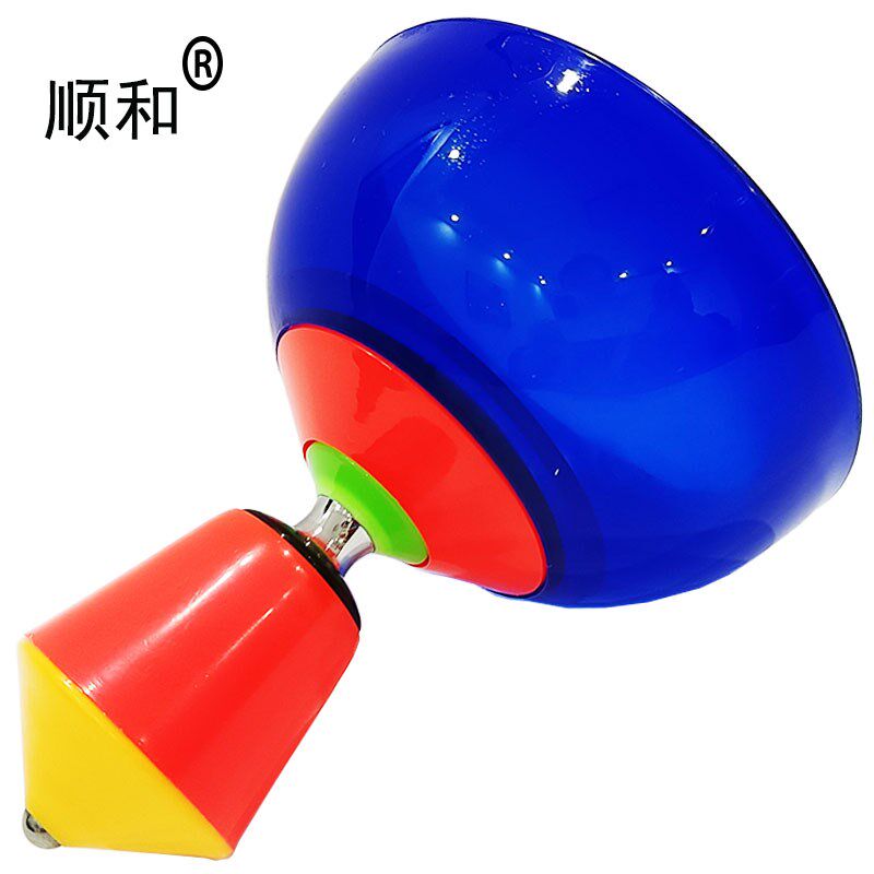 软胶碗128-5轴单头空竹 顺和五轴抖嗡无响防O摔 成人练习学生健身